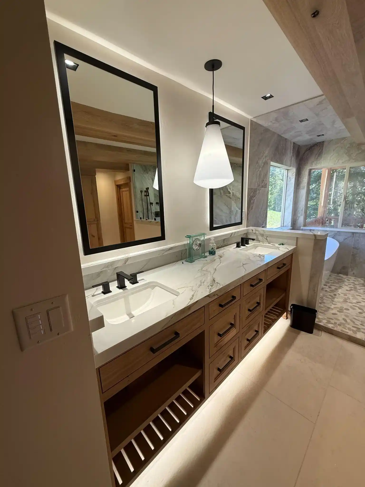 Custom bathroom vanity