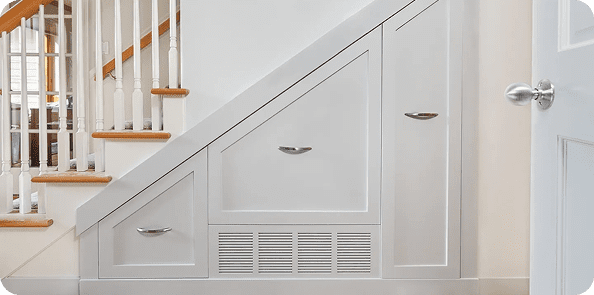 Under-Stair Storage System